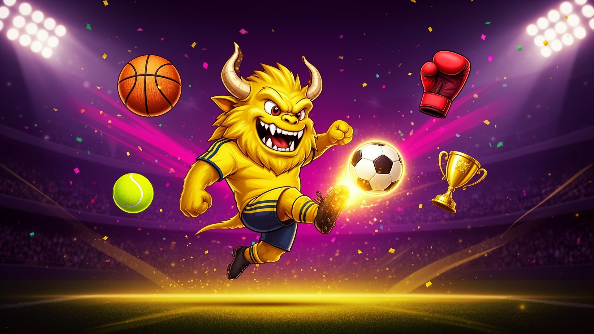 Slots Safari sportsbook sfeerbeeld met stadion